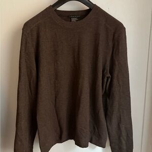 Theory Chocolate V-Neck Top